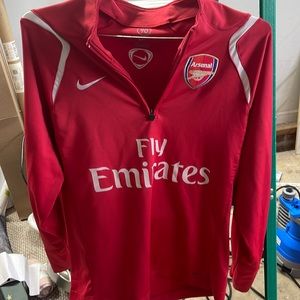 Vintage Arsenal Quarter zip Nike warmup